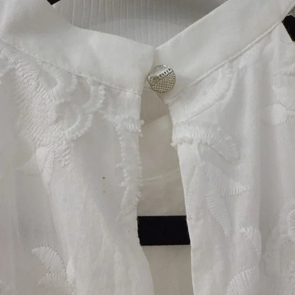 NWT Ted Baker Lorene Embroidered White Halter Dress - Picture 8 of 9